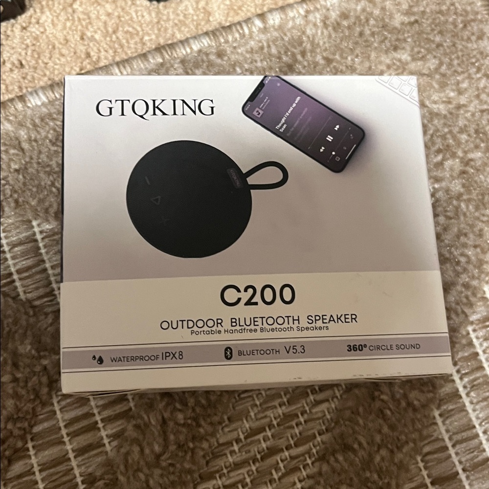 C200 Black Outdoor Bluetooth Speaker